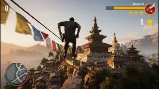 Temple Escape game scene | Grand Theft Nepal