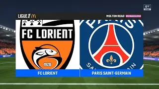 FC LORIENT vs PARIS SAINT GERMAIN F.C. ⚽ Ligue 1 2025/26 Matchday 10 🟩 AI Simulation