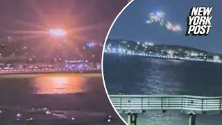 Chilling new videos give clearest view yet of DC plane crash & debris falling into river after