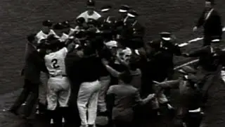 Don Larson pitches a perfect game in Game 5 of the 1956 World Series