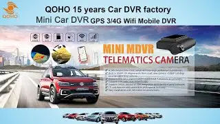 QOHO 4ch 1080P AHD Car cameras with GPS 4G wifi mini Car DVR MDVR 8102S introduce and operation