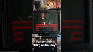 Gonna miss my crt when I'm on holiday!