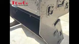 www.tourgosolution.com Foldable DJ Z Style Table Flight Case with Beer Cup