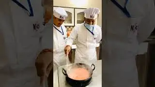 Warm treat in winter season. #gajarkahalwa Learn dessert making with NFCI Hotel Management Institute