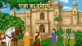 राजा का दुर्भाग्य || Raja ka durbhagya || Hindi moral story #cartoonstory #hindimoral #animation 