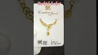 #turkish #locket #turkishdesign #newdesign #gold #1million #mangalsutra #ankletdesign