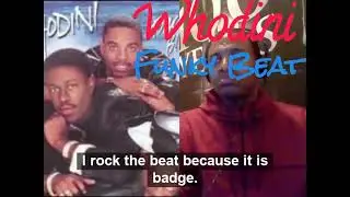 Funky Beat by the Rap Group Whodini & Mark's Reaction! Another pioneer hip hop group.
