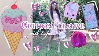 Crafty Wallflower | JULY - Theme: Ice Cream (Slow Life & Sweet Moments)