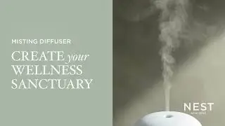 Create a Wellness Sanctuary with NEST New York Misting Diffuser | Shop Now, Pay Later with Klarna