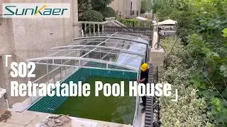 Transform Your Pool into a Year-Round Paradise with our 100% Customized Retractable Pool House! 🌊✨