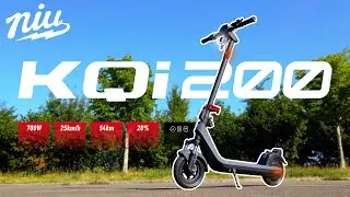 Niu KQi200 F/P La c&eacute;l&egrave;bre trottinette &eacute;lectrique multimodale revient avec des suspensions !
