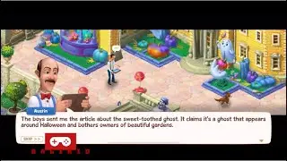 End of Spooky Season | Ghost Land Decoration | Gardenscapes level 3280