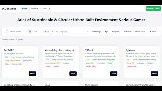 Research Video: Atlas of Serious Games in the Urban Built Environment