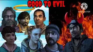 The Walking Dead Telltale 400 Days Characters Good to Evil