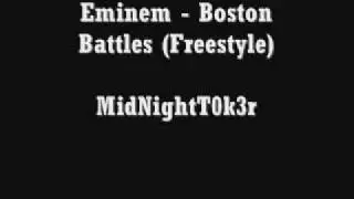 Eminem - Boston Battles (VERY RARE Freestyle!)