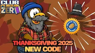 🦃 НОВЫЙ КОД ДНЯ БЛАГОДАРЕНИЯ С ПОТРЯСАЮЩИМИ НАГРАДАМИ! | CLUB PENGUIN ZERO