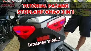 Gampang... TUTORIAL PASANG STOPLAMP XMAX 3IN1