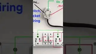 4 Way PVC Box &ndash; 2 Socket & 2 Switch Wiring Connection | Step-by-Step @_m.r_Raj__ | Elc_Raj |