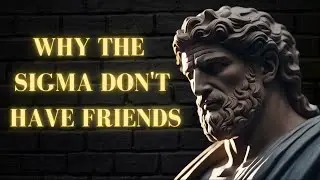 Why Sigma Males Are Giving Up on Friendship? STOICISM