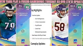 NEW YARD PLAY A FRIEND GAMEMODE! BIG TITLE UPDATE! NEW 93 OVR LTD SMITH, AND BROOKS! | MADDEN 21