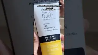 Review of Deconstruct Gel sunscreen #honestreview #sunscreen