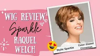 Raquel Welch Signature Collection Sparkle Wig Review in Glazed Cinnamon
