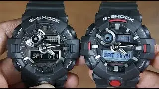CASIO G-SHOCK GA-710-1A VS G-SHOCK GA-700