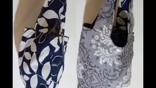 Tutorial: como hacer una bolsa doble vista de tela .