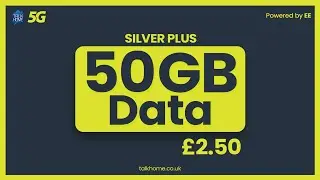 50GB data for just &pound;2.5 - Exclusive SIM-only deal - Talk Home Mobile