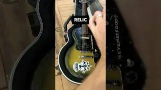 Gibson Sonex-180 Deluxe Джимми Бауэра &laquo;Relic of God&raquo; 1983 года в цвете &laquo;сильно состаренный серебр...