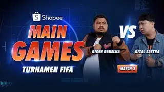 RIGEN NAHAN EMOSI, HAMPIR BERANTEM SAMA HOST! - Match 2 Turnamen FIFA I Shopee Main Games