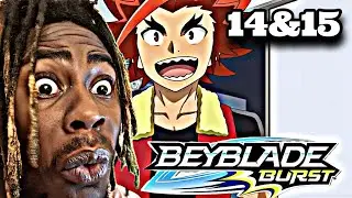 XANDER HAS ARRIVED!! SHU CLAIMS TOURNAMENT VICTORY!! BEYBLADE BURST EP 14&15 REACTION