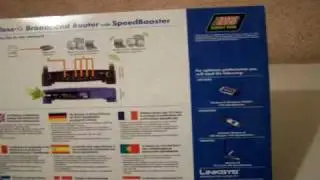 LinkSys WRT54GS Wireless G Broadband Router box