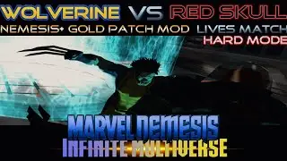 Wolverine vs Red Skull - Marvel Nemesis: Infinite Multiverse Mod [N+G Mod] [Lives Match Hard Mode]