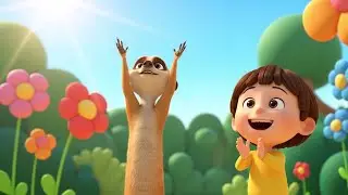 Pequeno Filhote de Suricate Explorando o Mundo 🐾 | Cantiga Infantil Engraçada | Música para Crianças