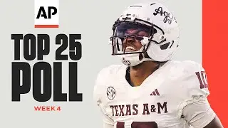 College Football AP Poll Week 4: Texas A&M enters Top 10, Notre Dame down to No. 24 after 0-2 start
