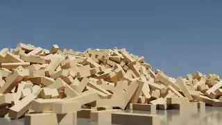 (Reverse) 5000+ KEVA Plank City Destruction