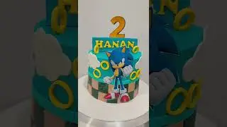 Speeding into sweetness-this Sonic cake from Queen's Gallery is pure level-up magic⚡️🎂#sonic cake