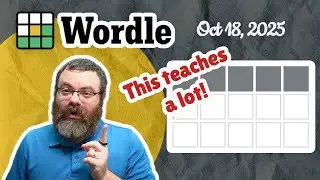 Grays are information! | Wordle #1582 (Oct 18th, 2025)
