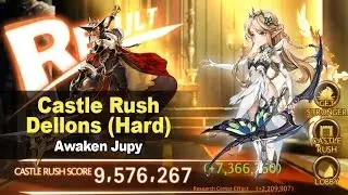 Seven Knights - Castle Rush Dellons(Hard) With Awaken Jupy (Almost 10 Millions Score)