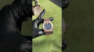 This modified Seiko Royal oak style is crazy.