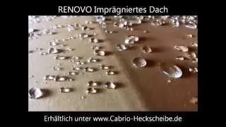 Cabrio Verdeck Renovo Impr&auml;gnierung - Convertible Top Ultra Proofer