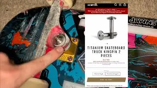 New titanium inverted kingpin mod(ACER Racing skateboard reverse kingpin)