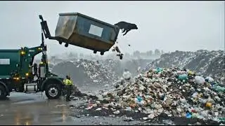 &ldquo;Heavy Rain Rescue: Man Saves a Black Dog from Trash&rdquo;