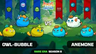 OWL-BUBBLE Vs. ANEMONE | Tatte vs Ice | TOP 60 | SEASON 6 | AXIE ORIGINS