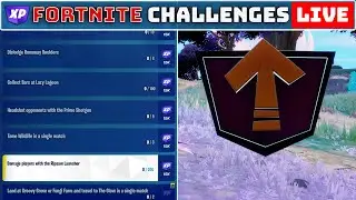 STREAMED:🔴FORTNITE CHALLENGES WEEK 12🔴 Season Quests, Level Up Tokens, New Snap Styles & Play Along!