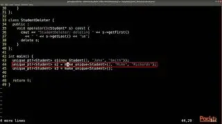 C++ Standard Template Library in Practice : Unique Pointers | packtpub.com