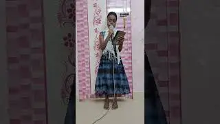 Today my daughter song the Jesus song Like&comment 👰&zwj;♀️👍🙏