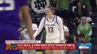 Kate Koval and Emma Risch enter transfer portal