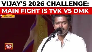 Vijay's 2026 Poll War Cry: It's a 'Straight Fight' Between My TVK and Stalin's DMK